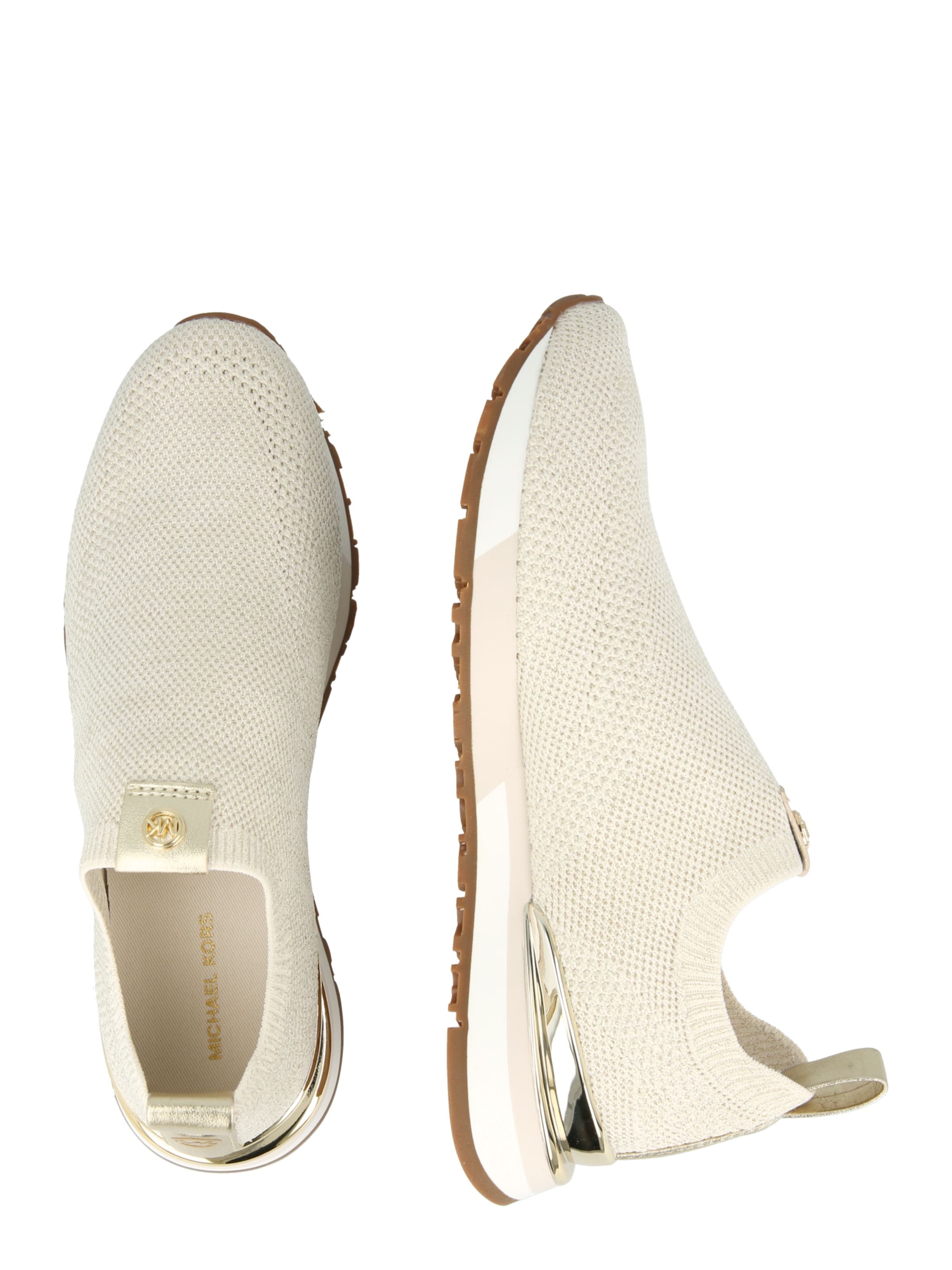 bēšs MICHAEL Michael Kors Brīvā laika apavi bez aizdares 'NOVA'