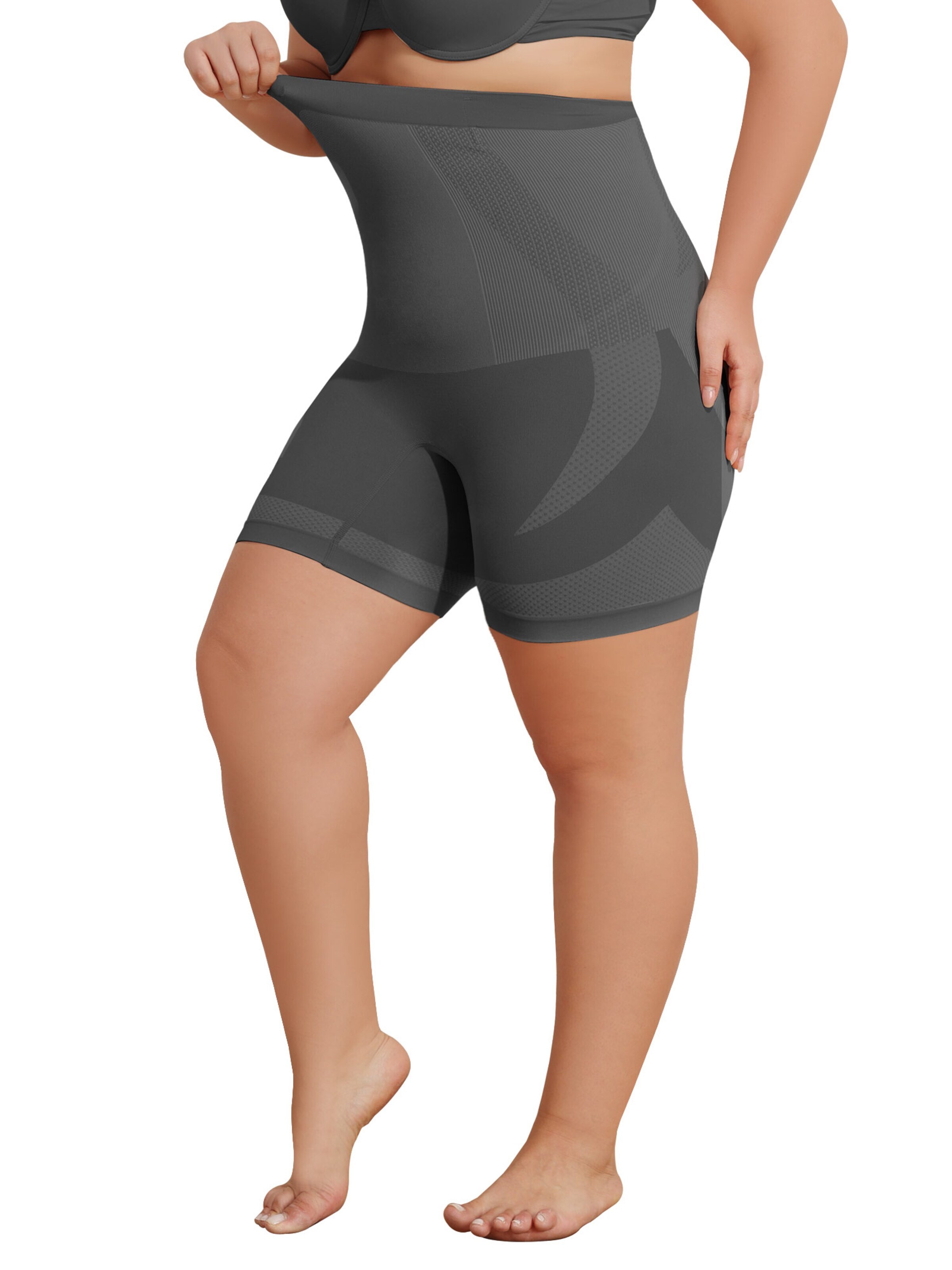 MEETWEE Shapingslip '2 PACK Shapewear' in Zwart: voorkant
