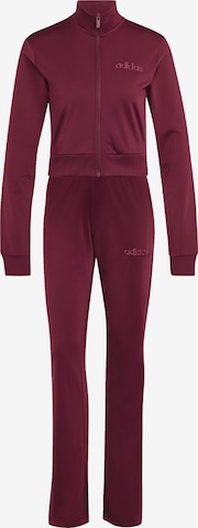 ADIDAS SPORTSWEAR - Fato de treino em vermelho: frente