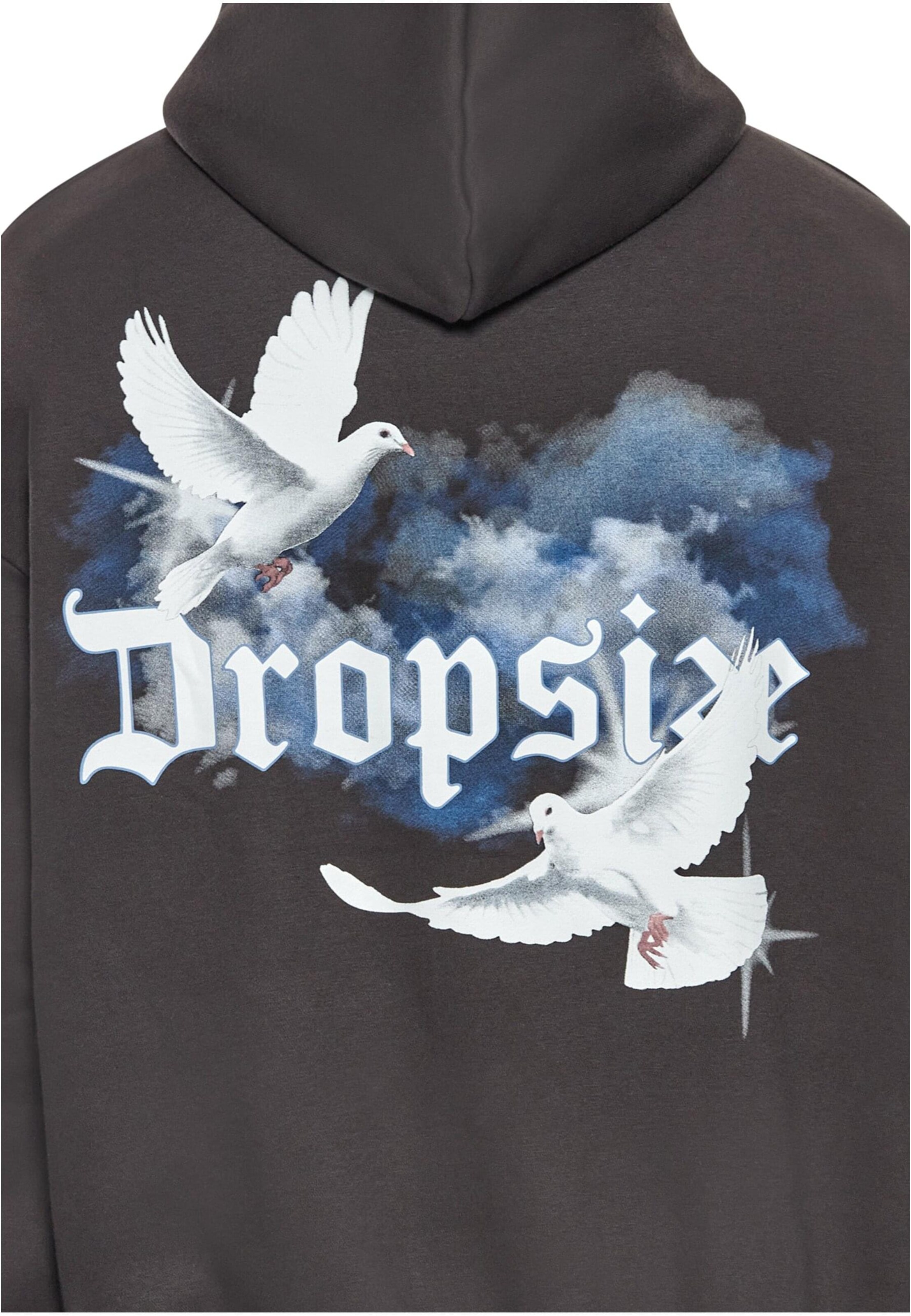 Dropsize Sweatshirt in Schwarz