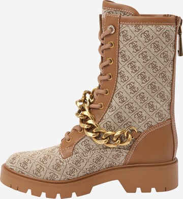 GUESS Lace-Up Boots 'RIPLEE' in Beige
