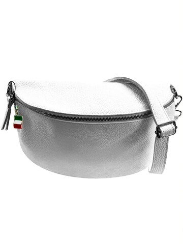 Florence Fanny Pack in White: front