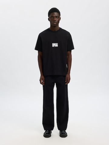 SELECTED - Camiseta en negro