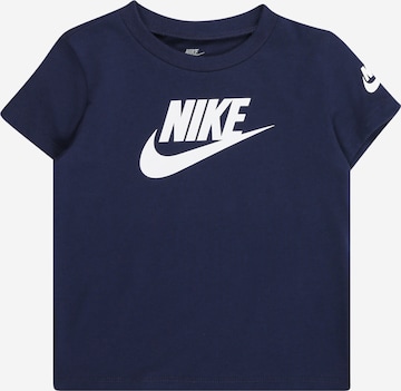 Nike Sportswear Тениска 'FUTURA EVERGREEN' в синьо: отпред