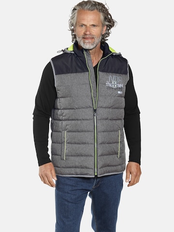 Jan Vanderstorm Vest ' Ilkka ' in Grey: front