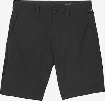 Volcom Regular Chino Pants in Black: front