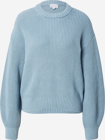 mėlyna mazine Megztinis: priekis