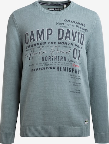 CAMP DAVID Свитер в Зеленый: спереди