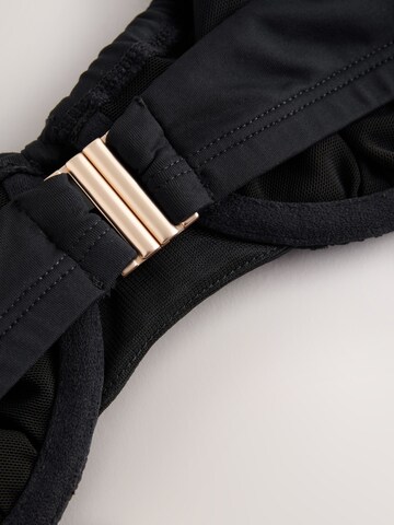 Next T-shirt Bikini Top in Black