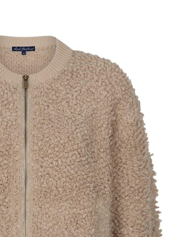 Red Button Knit cardigan 'RB Bomber knit boucle Latte' in Beige