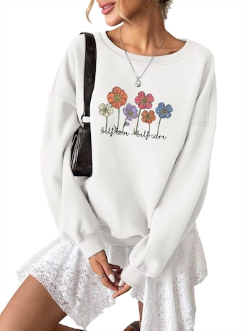 GORHEY Sweatshirt in Weiß: Vorderseite