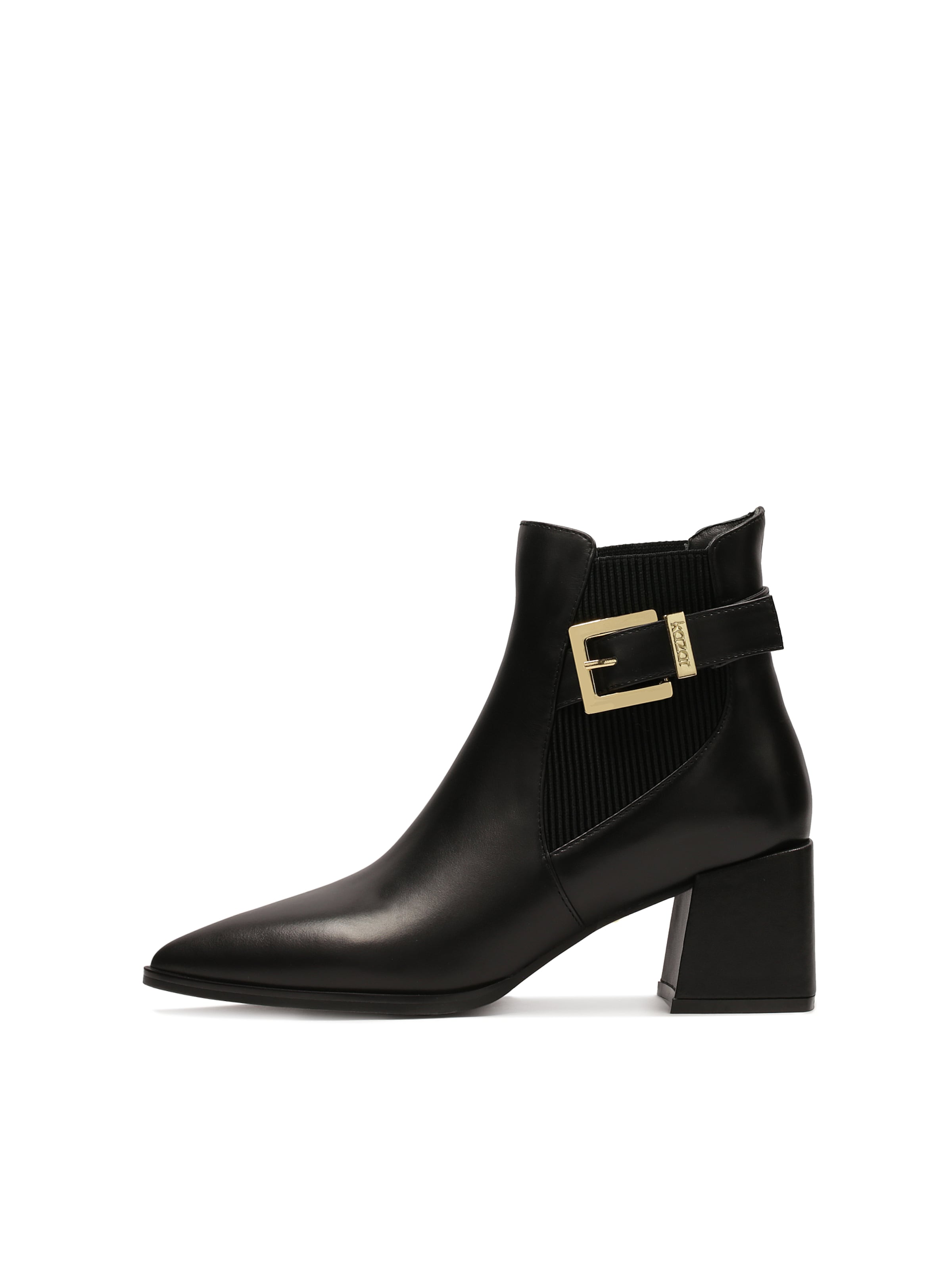 Chelsea Boots Kazar en noir : devant