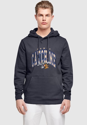 ABSOLUTE CULT Sweatshirt 'Tom and Jerry - Can't Catch' in Blauw: voorkant