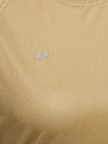 T-shirt fonctionnel 'Beat' Newline en marron