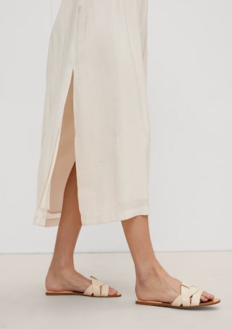 COMMA Sommerkleid in Beige
