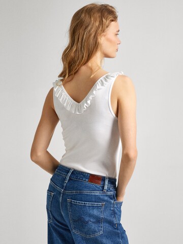 Pepe Jeans Top 'Leire' in Weiß