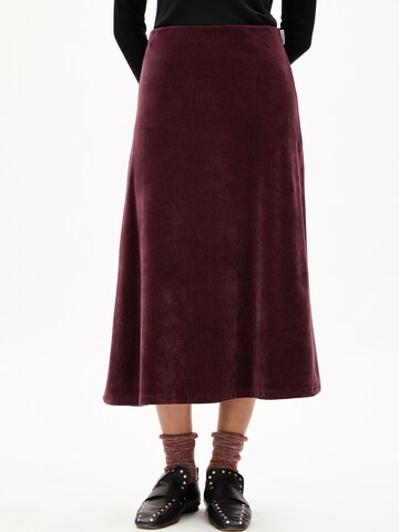 ARMEDANGELS Rok in Rood: voorkant