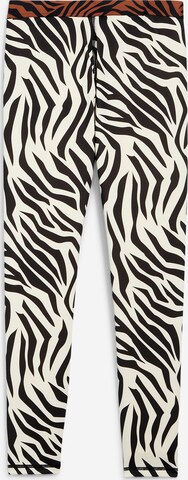 PUMA Skinny Sportbroek 'Animal Remix' in Wit