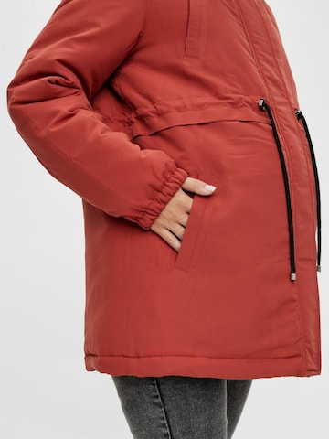 Parka d’hiver 'Jessa' MAMALICIOUS en rouge