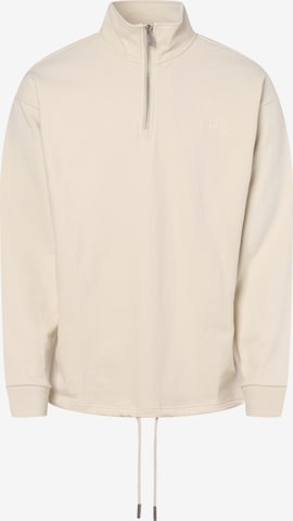 Young Poets Sweatshirt 'Ciel' in Beige: voorkant