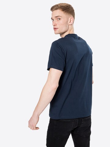 BLEND T-shirt 'Nasir' i blå