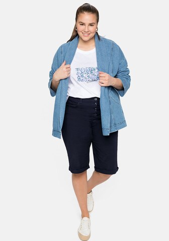 SHEEGO Regular Shorts in Blau