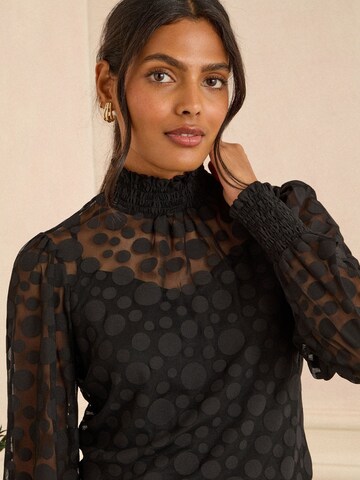love & roses Blouse in Black