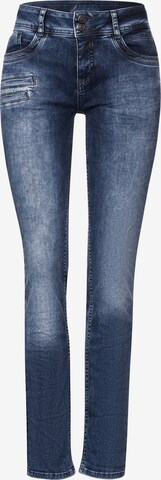 STREET ONE Slimfit Jeans 'Jane' in Blau: predná strana