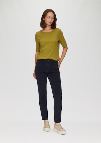 s.Oliver Slimfit Broek in Blauw: voorkant