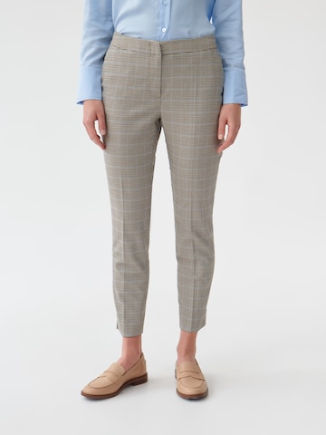 TATUUM Regular Панталон с ръб 'KOLIA' в сиво: отпред