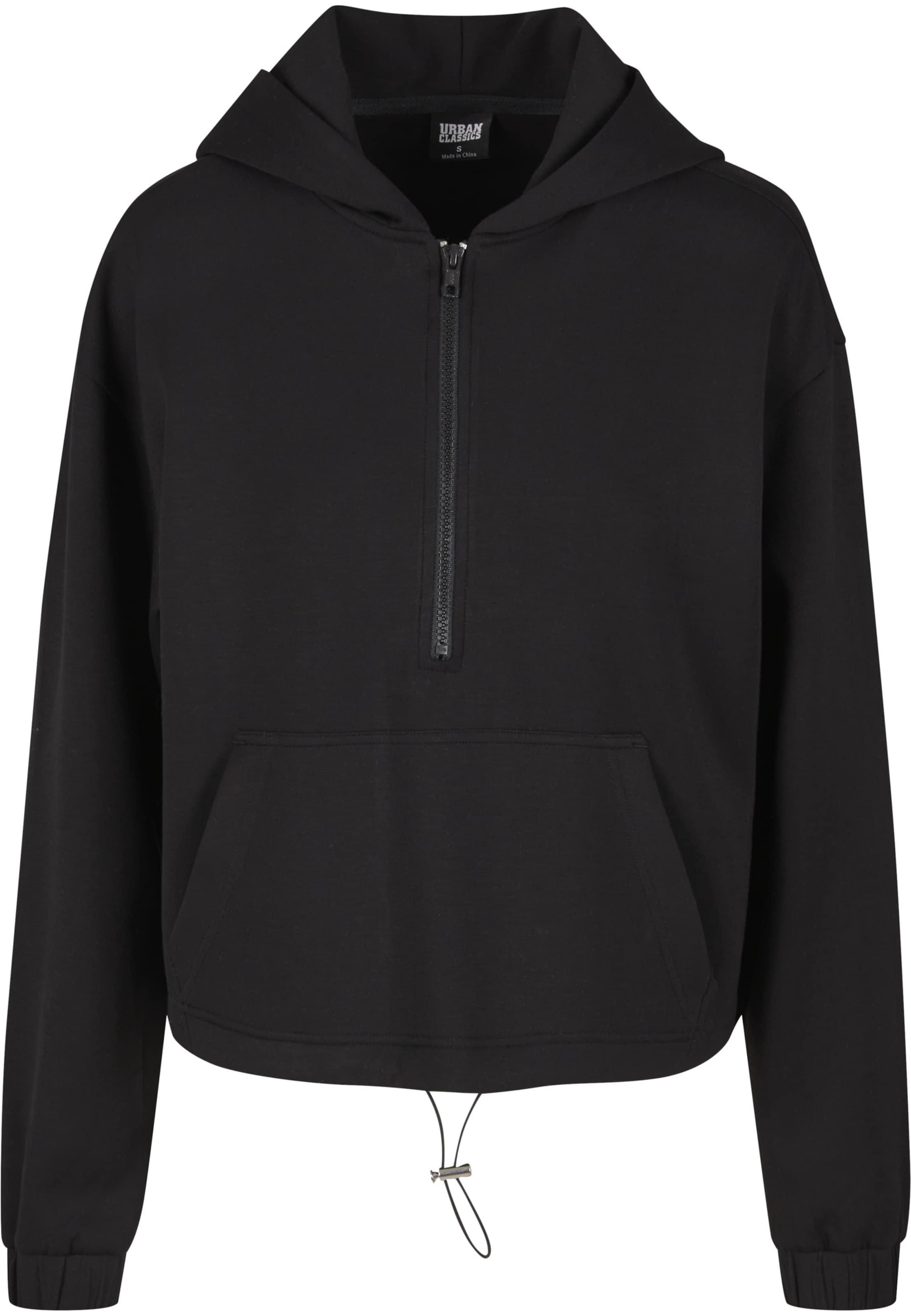 Felpa di Urban Classics in nero: frontale