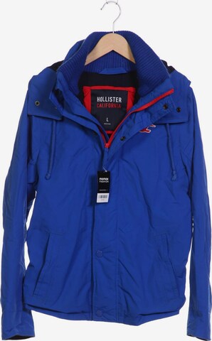 HOLLISTER Jacket & Coat in L in Blue: front