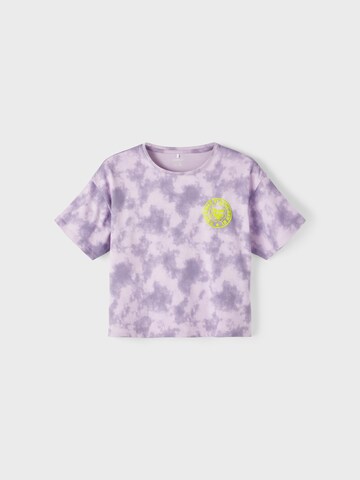 NAME IT - Camiseta 'MURRA CHUPACHUPS' en lila