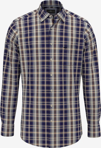 FYNCH-HATTON Regular fit Button Up Shirt in Blue: front