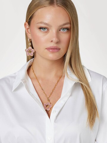 GUESS Necklace 'Shining Winter' in Gold: front