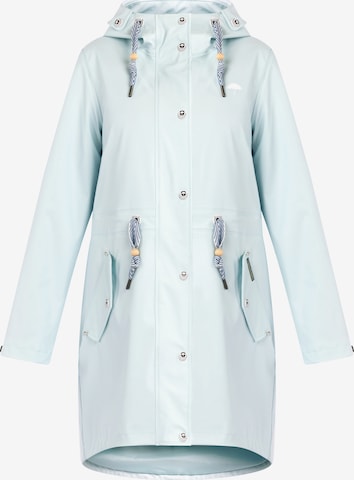 Manteau fonctionnel Schmuddelwedda en bleu : devant