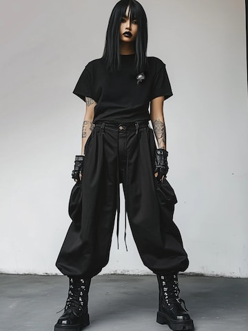 JustDepressed Clothing Shirt 'Choose Wisely' in Zwart