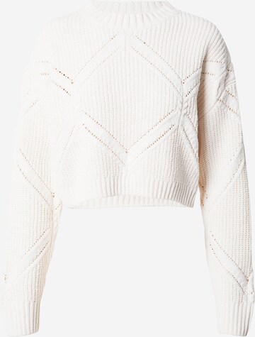 Pull-over Tally Weijl en blanc : devant