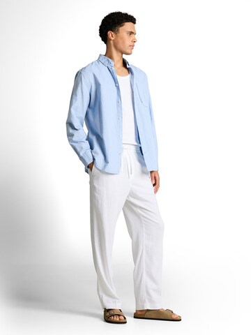 TOM TAILOR DENIM Loose fit Trousers in White