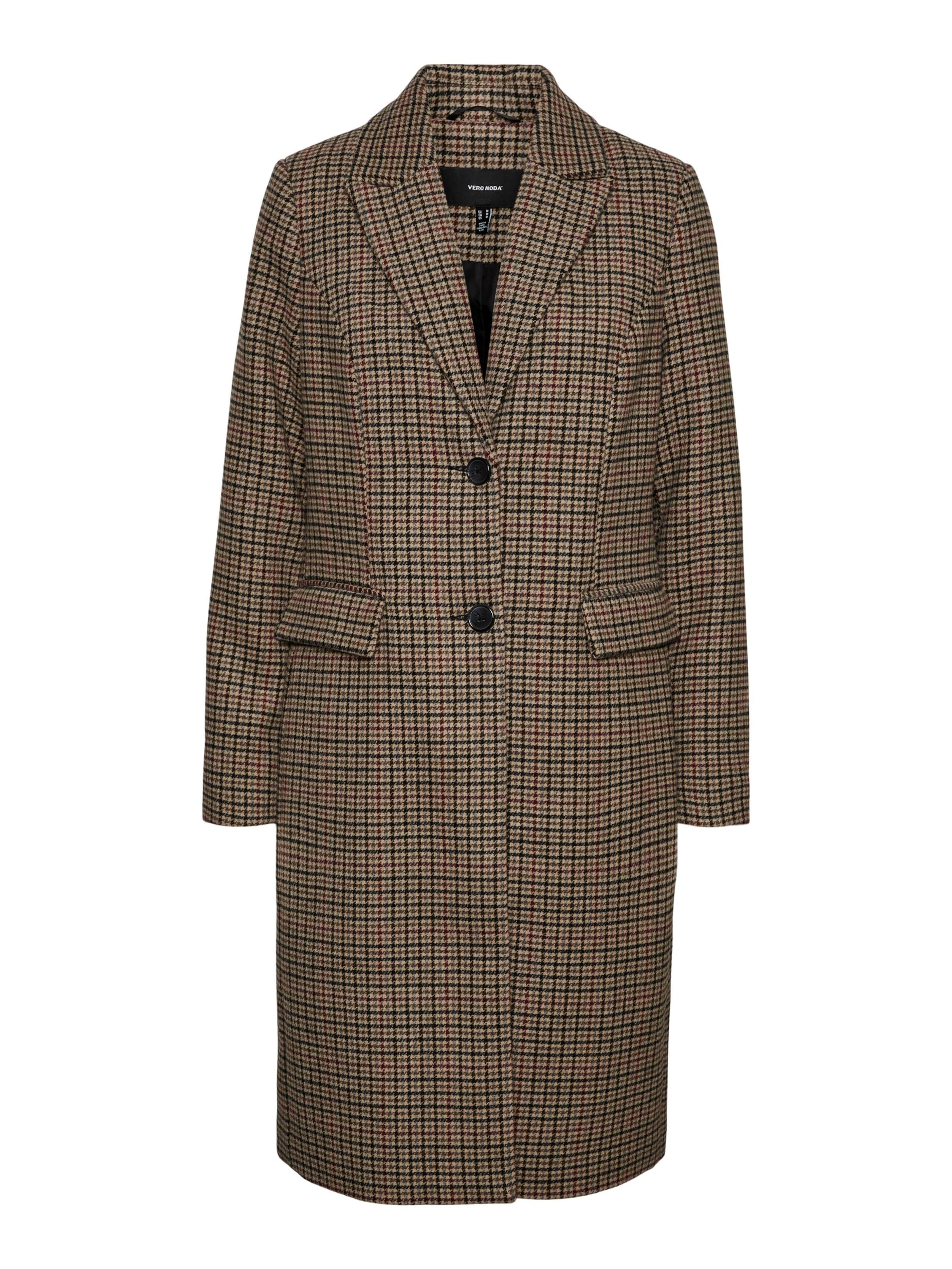 VERO MODA Tussenmantel 'Blast' in Bruin: voorkant