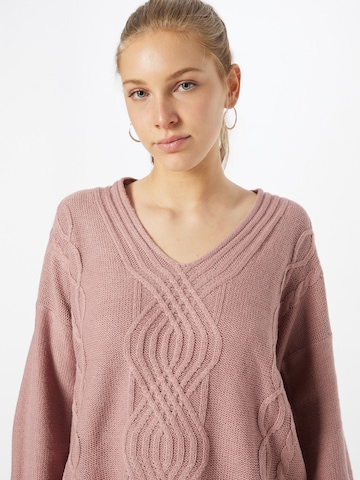 JDY Sweater 'JUSTY' in Pink