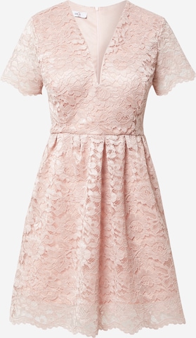 Robe de cocktail WAL G. en rose : devant