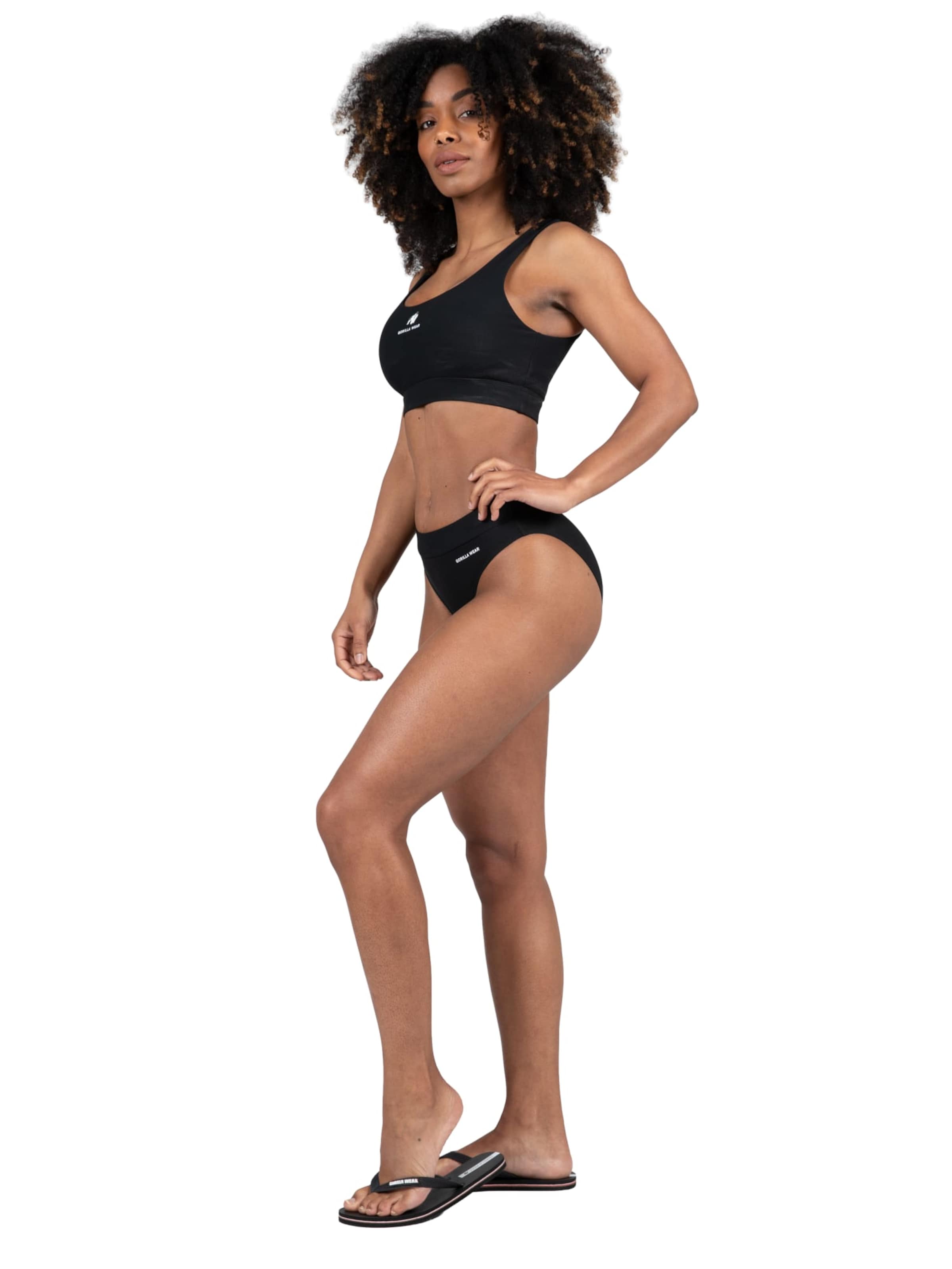 Bustino Top per bikini 'Summerville ' di Gorilla Wear in nero