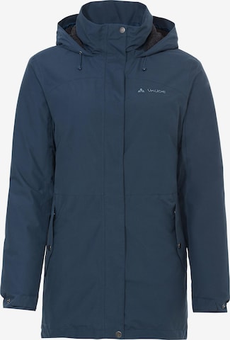 VAUDE Athletic Jacket 'Tikoma' in Blue: front