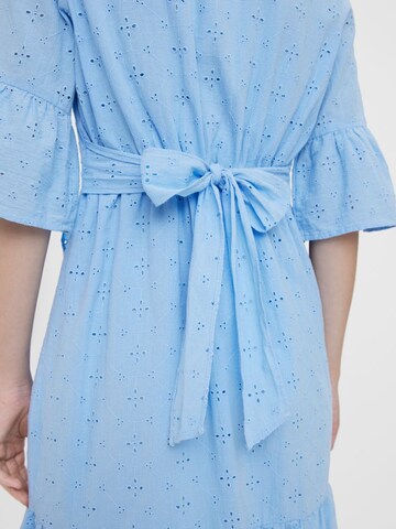 VERO MODA Dress 'Broderie Anglaise' in Blue
