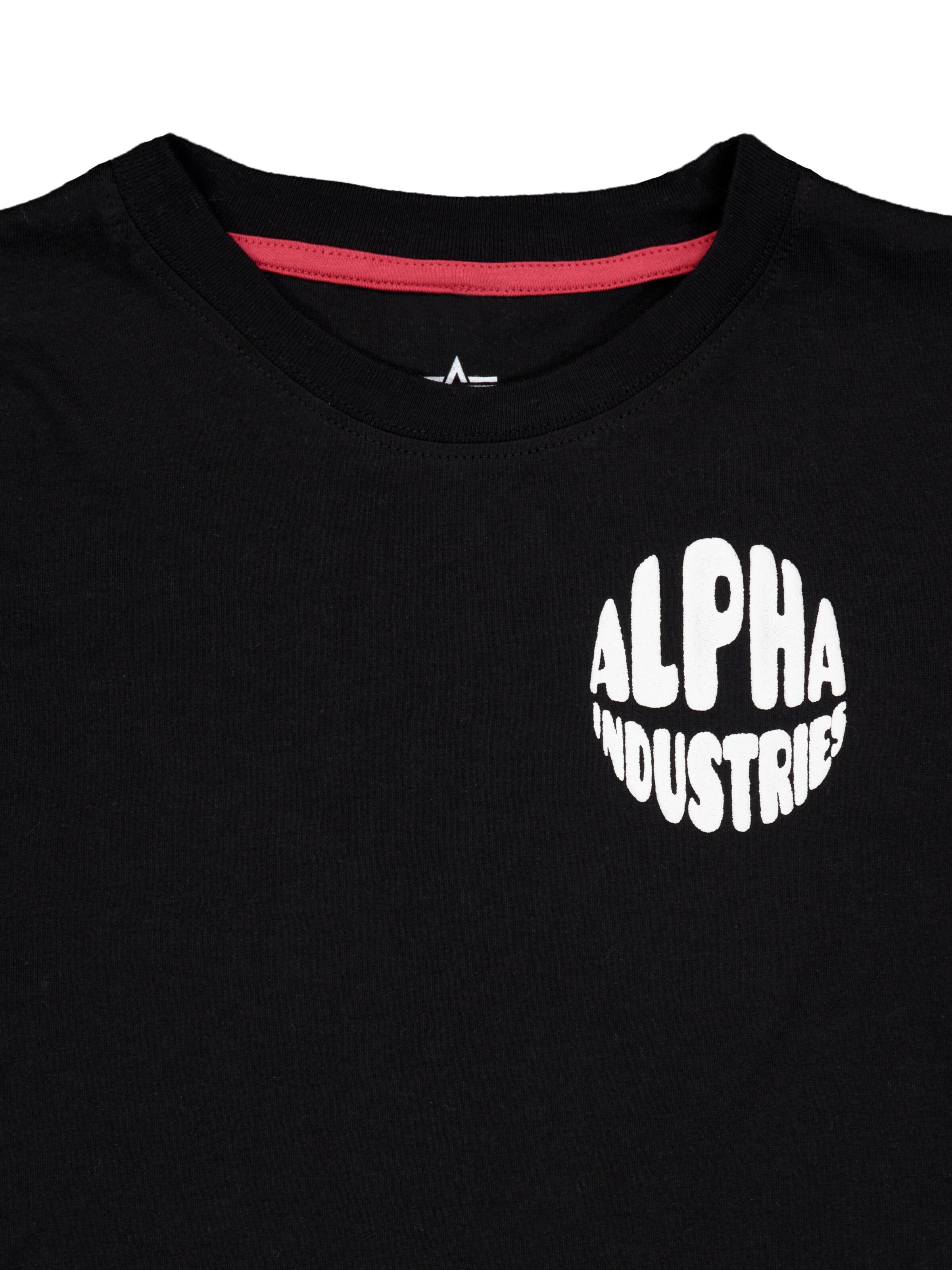 ALPHA INDUSTRIES Μπλουζάκι σε μαύρο
