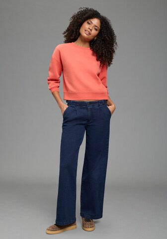 LAURA SCOTT Sweatshirt in Orange