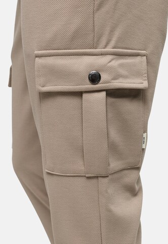 INDICODE JEANS Regular Cargo trousers 'INNezzo' in Beige