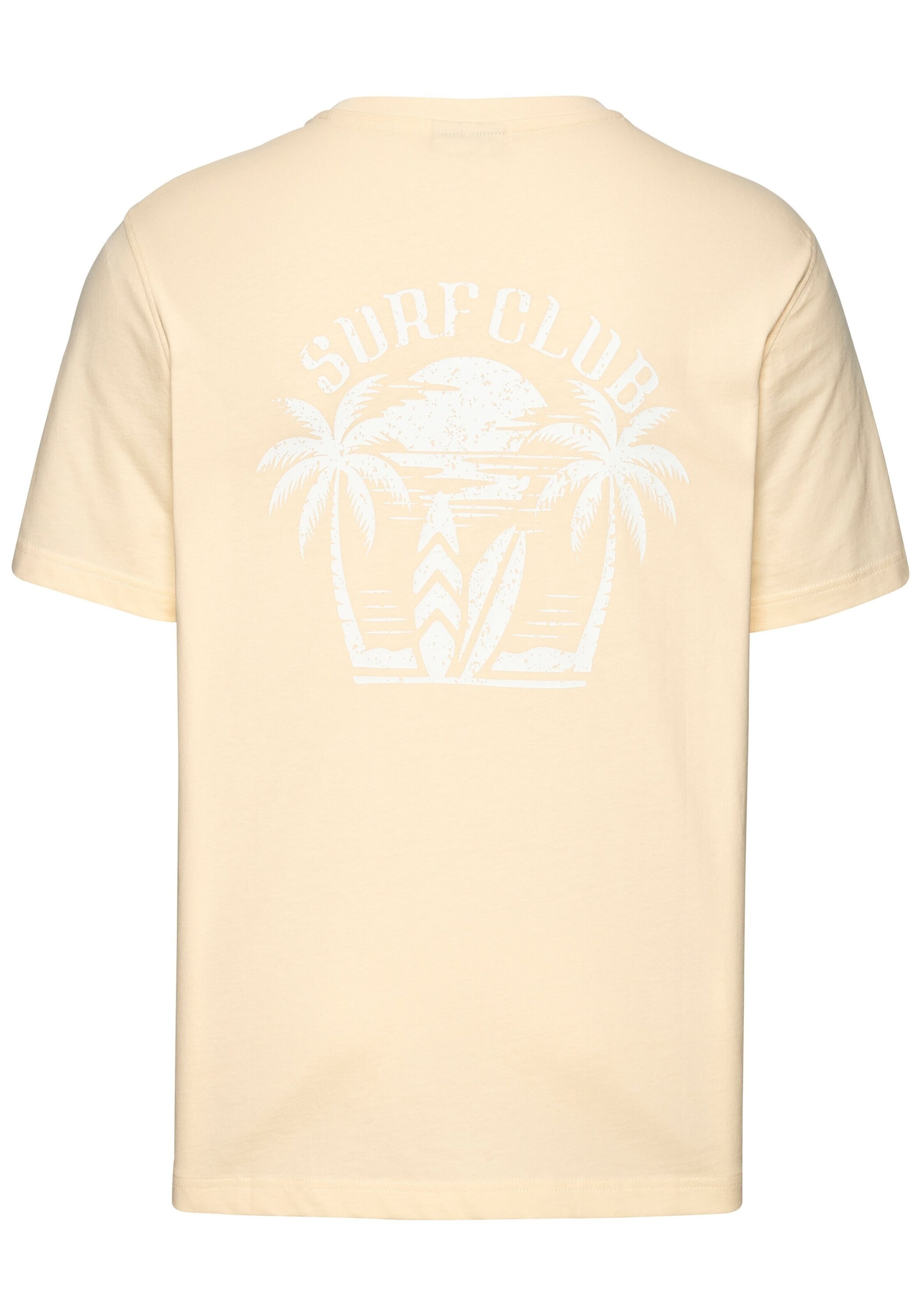 BEACH TIME Shirt in Yellow