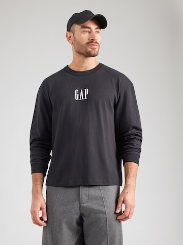 juoda GAP Marškinėliai: priekis